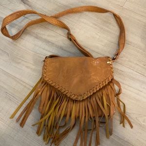 Fringe crossbody bag